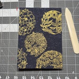 Handmade Coptic Bound Art Journal. Blank writing paper.
